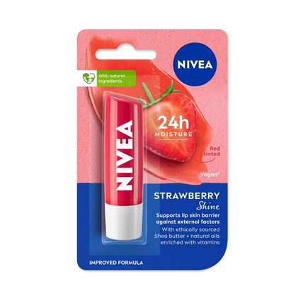 Nivea Lip Balm Strawberry Shine	